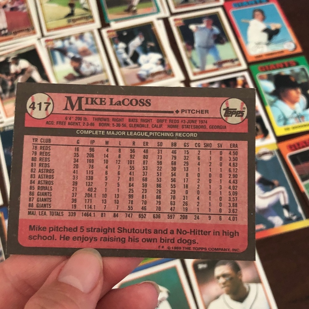 Vintage San Francisco Giants Baseball Trading Card Set - Picture 6 of 6
